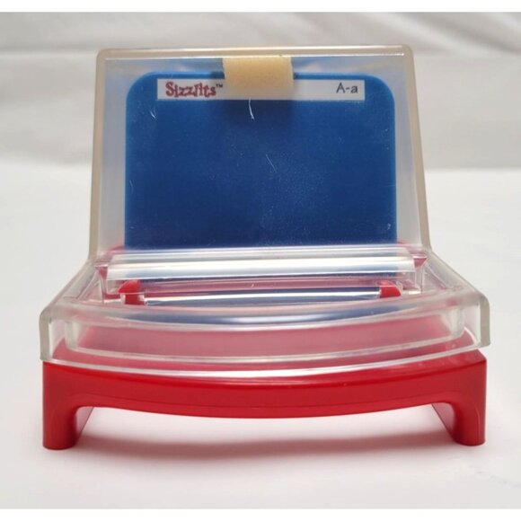 Sizzix Sizzlits CLASSIC Die Storage Case Blue Alphabet Die Cutting Cartridges - Picture 5 of 11